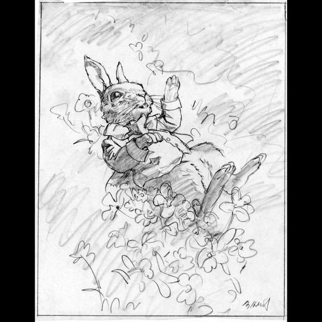 Peter Cottontail's Surprise - Peter in the Daisies - Greg Hildebrandt - 106286 Comic Art