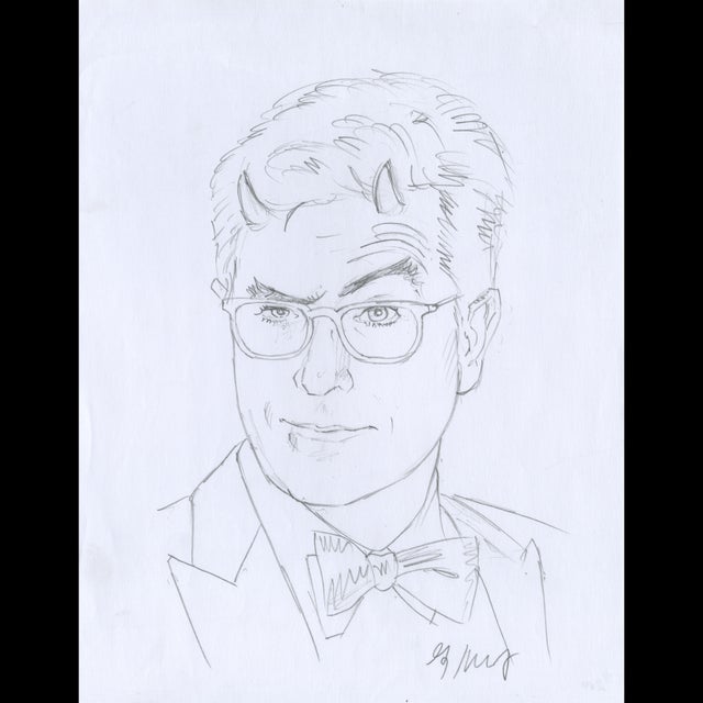 Stephen Colbert - Preliminary Sketch for a Gift - Greg Hildebrandt - 122088 Comic Art
