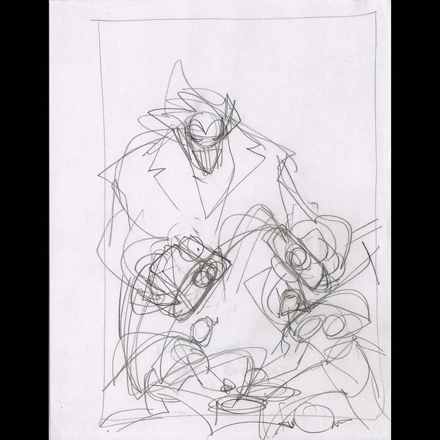119069 - $175 - Walt Simonson - Joker Robin and Batman - DC CVR Comic Art