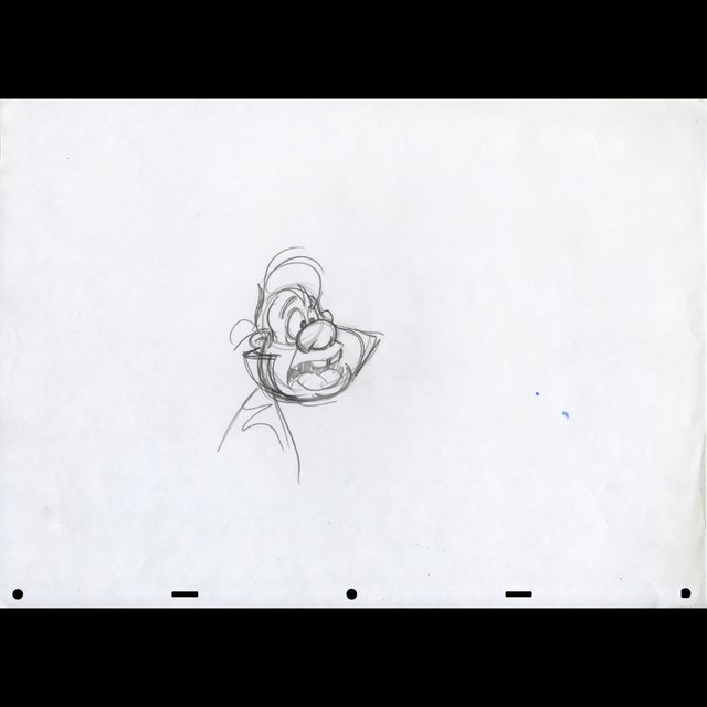 121933 - Disney Animation LeFou Sketch 3 Comic Art