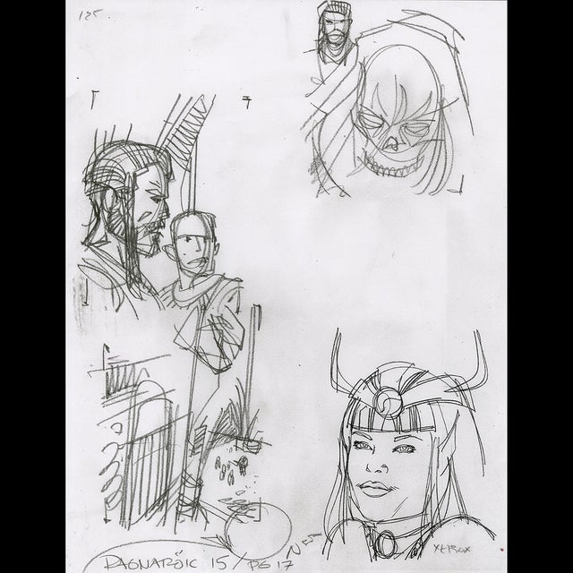 117403 - Walt Simonson - Ragnarok 15 - Page #17 Comic Art