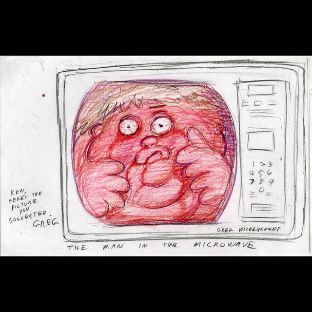 The Man in the Microwave - Brain Dump! - Greg Hildebrandt - 120541 Comic Art