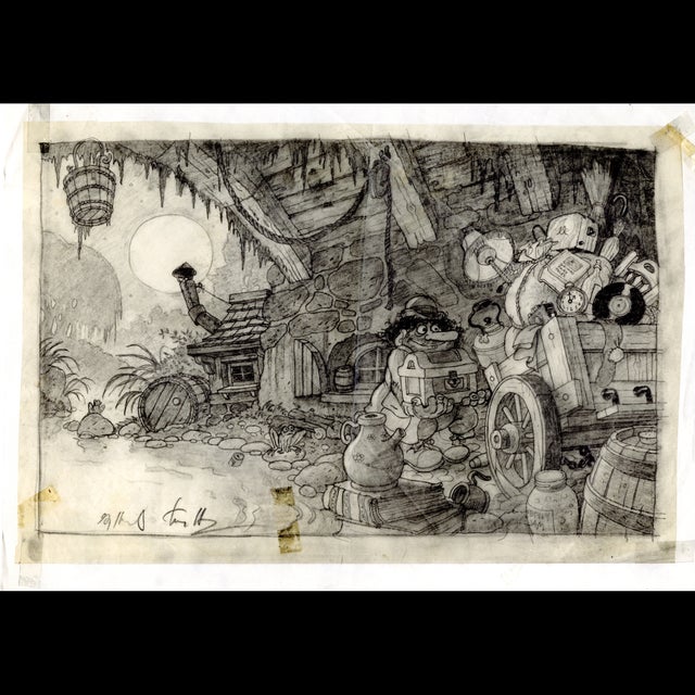 Not published - Kids 1960s - Sketch - Greg Hildebrandt -118617 Comic Art