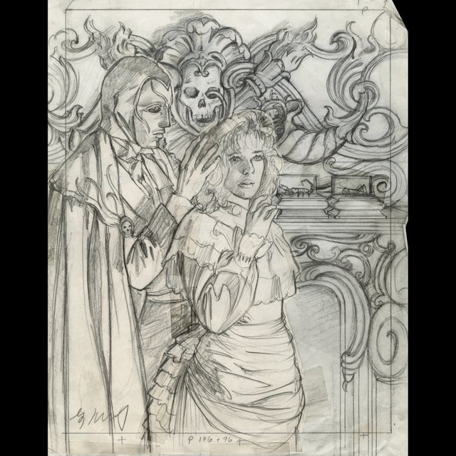 Phantom of the Opera - The Death Choice - Developed Sketch - Greg Hildebrandt - 122390 Comic Art