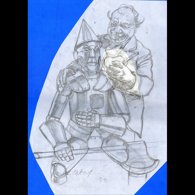 The Wizard of Oz, The Tinman's Heart - Preliminary Drawing - Greg Hildebrandt - 118244 Comic Art