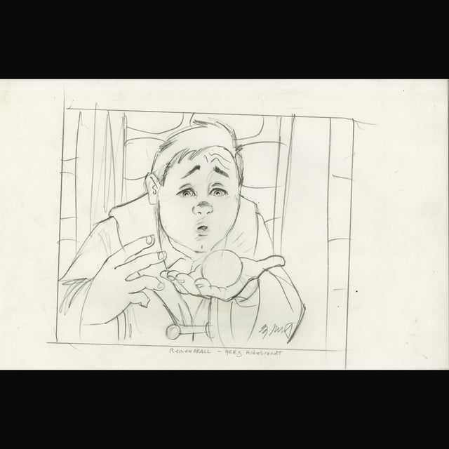 Harry Potter TCG: Rememberall - Preliminary Sketch - Greg Hildebrandt - 116634 Comic Art