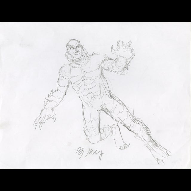 Creature from the Black Lagoon - Greg Hildebrandt - 122050 Comic Art