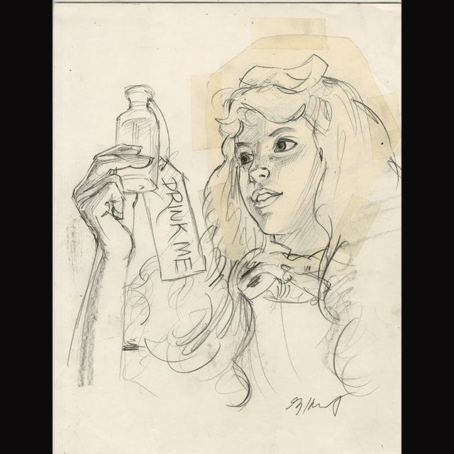 Drink Me - Alice in Wonderland - Greg Hildebrandt - 116926 Comic Art