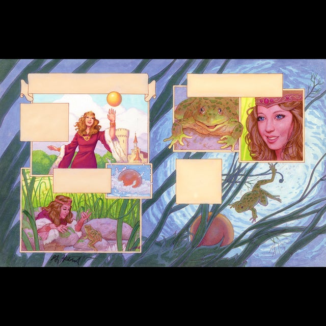 Brothers Grimm Fairy Tales 1993 - The Frog Prince pg. 1-2 - Greg Hildebrandt - 107217 Comic Art