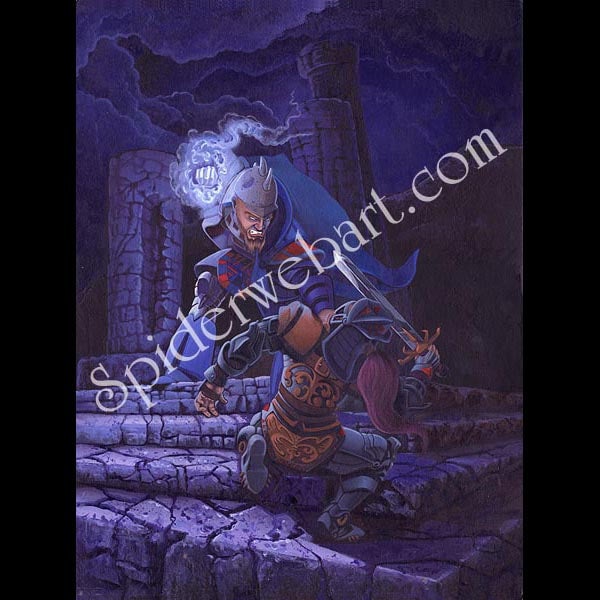 White Knight - Magic the Gathering - Keith Garletts Comic Art