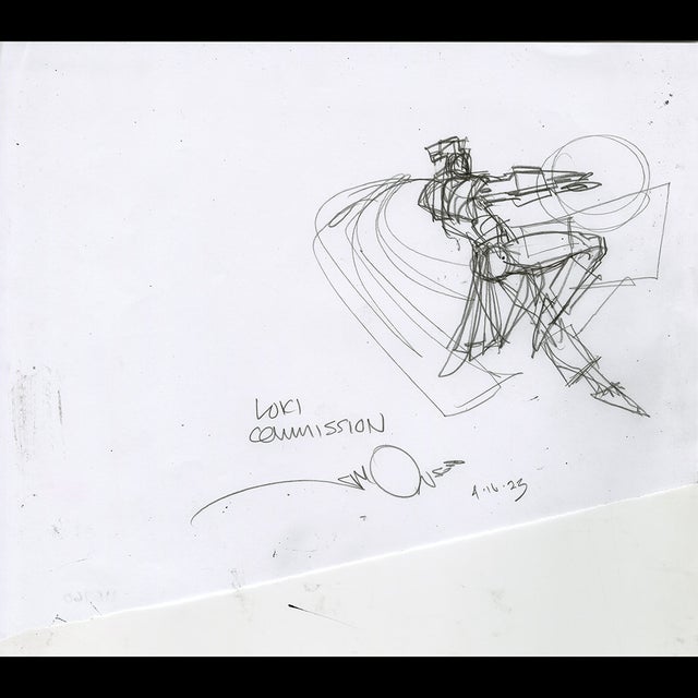 116760 - Walt Simonson - Loki Commission Comic Art