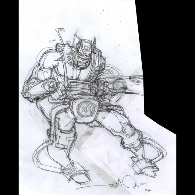 Orion - Thor/Marvel Comic Sketch - Walt Simonson - 120448 Comic Art