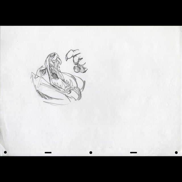 121927 - Disney Animation Beast Sketch 5 Comic Art