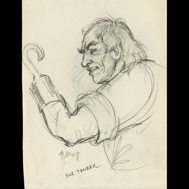 Bartender from Robin Hood - Greg Hildebrandt - 122288 Comic Art