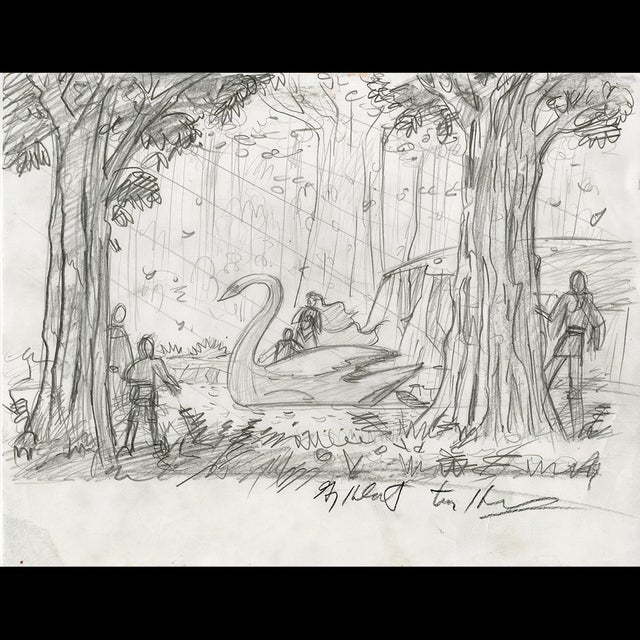 Lord of the Rings: The Swan Boat - Preliminary Sketch - Greg and Tim Hildebrandt - 117053 Comic Art