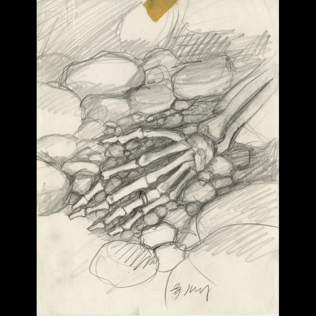 Phantom of the Opera - Bone Hand Sketch - Greg Hildebrandt - 122383 Comic Art