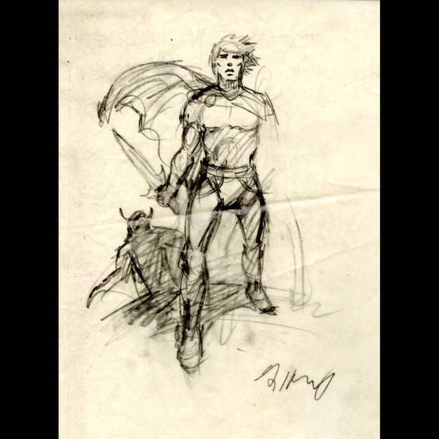 Clash of the Titans - Preliminary Sketch - Greg Hildebrandt - 118234 Comic Art