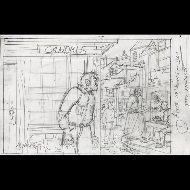 Harry Potter - Preliminary Concept Sketch - Greg Hildebrandt - 119891 Comic Art