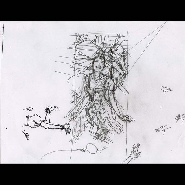 Hela - Marvel Comic Sketch - Walt Simonson - 119043 Comic Art