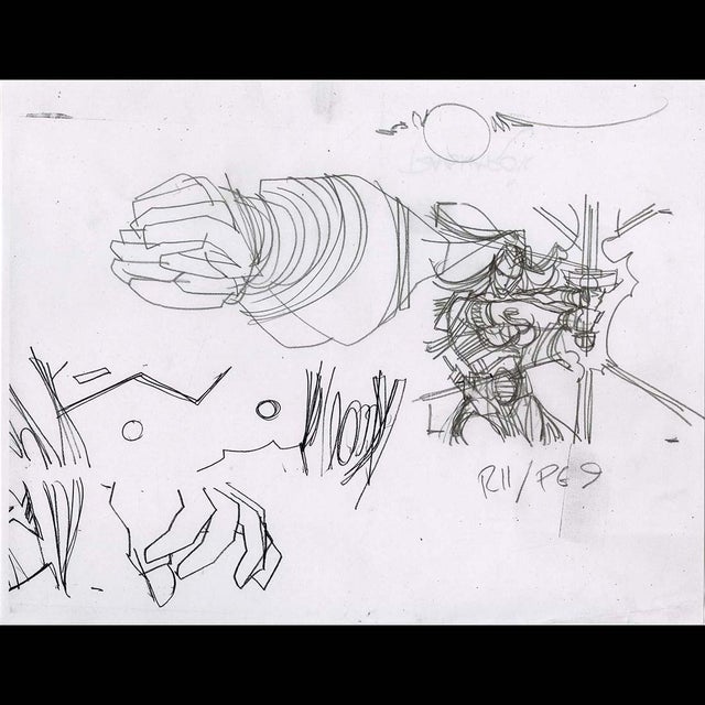 119243 - Walt Simonson - Ragnarok Sketch Comic Art