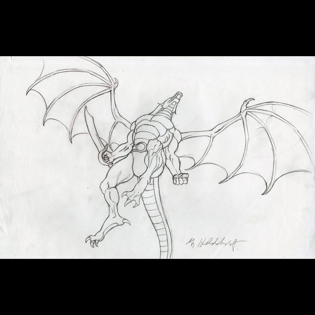 Dragon Animation - P - Greg Hildebrandt - 112895 Comic Art