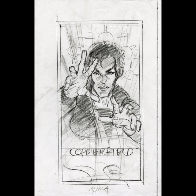 David Copperfield Commission - Sketch #1 - Greg Hildebrandt - 122338 Comic Art
