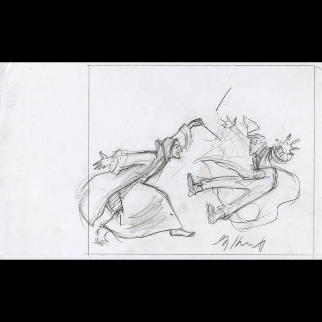 Expelliarmus - Harry Potter - Preliminary Concept Sketch - Greg Hildebrandt - 119887 Comic Art