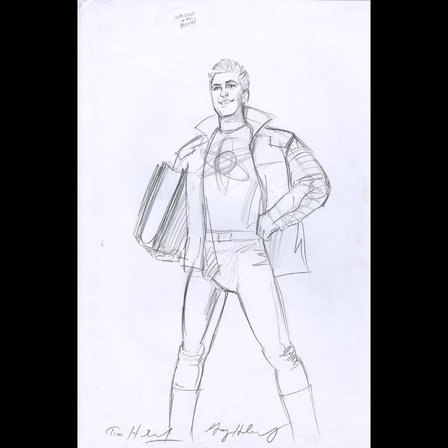 War Dogs of the Moon, Preliminary Book Cover Sketch - Greg and Tim Hildebrandt - 115855 Comic Art
