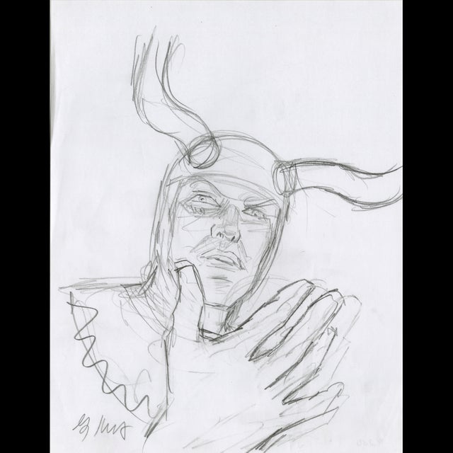 Loki #2 - Marvel Comic Sketch - Greg Hildebrandt - 122028 Comic Art