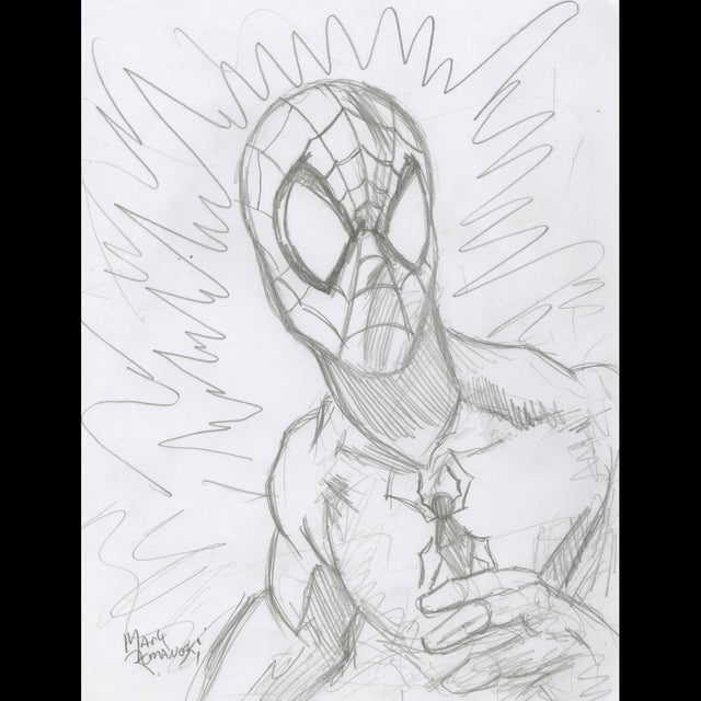 Spider-Man Sketch - Mark Romanoski - 114400 Comic Art