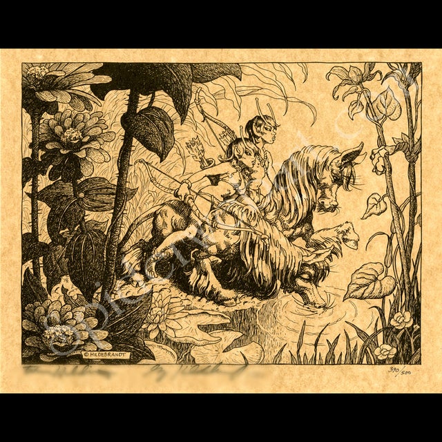 The Fairies - Parchment Print - Greg and Tim Hildebrandt - 100077 Comic Art