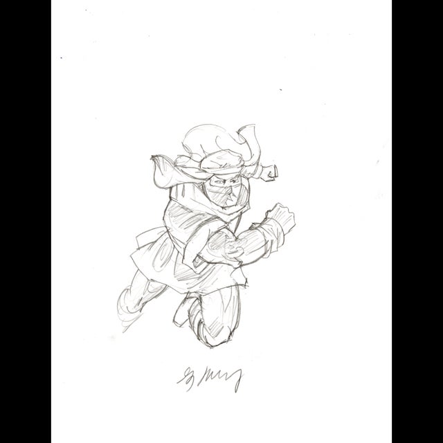 Marvel Masterpieces Trading Cards - Xi'An Sketch - Greg Hildebrandt - 118100 Comic Art