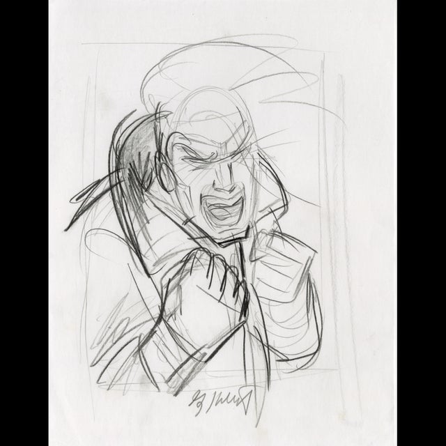 Havoc - '94 Marvel Masterpieces Sketch - Greg Hildebrandt  122375 Comic Art