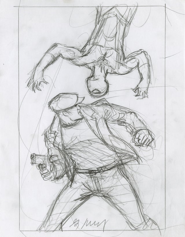 Spider-Man Sketch - Greg Hildebrandt - 122219 Comic Art