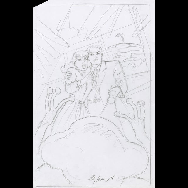 War of the Worlds - Original Sketch - Greg Hildebrandt - 114020 Comic Art