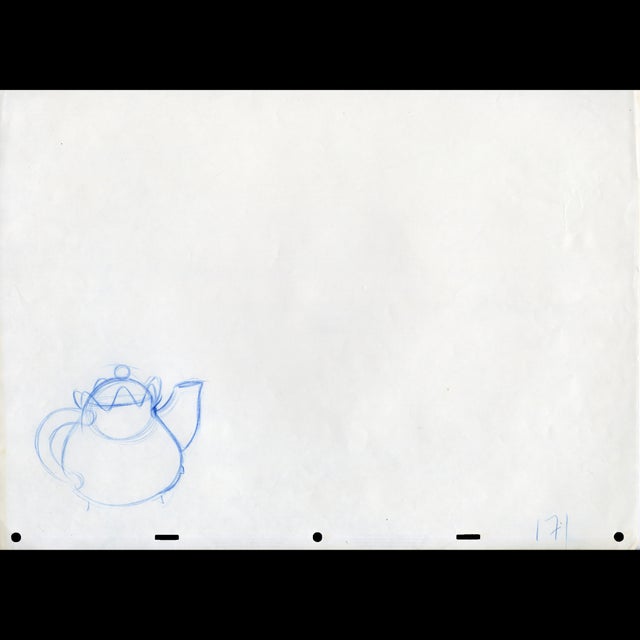 121929 - Disney Animation Mrs. Potts Comic Art