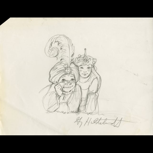 Aladdin Sketch - Greg Hildebrandt - 112601 Comic Art