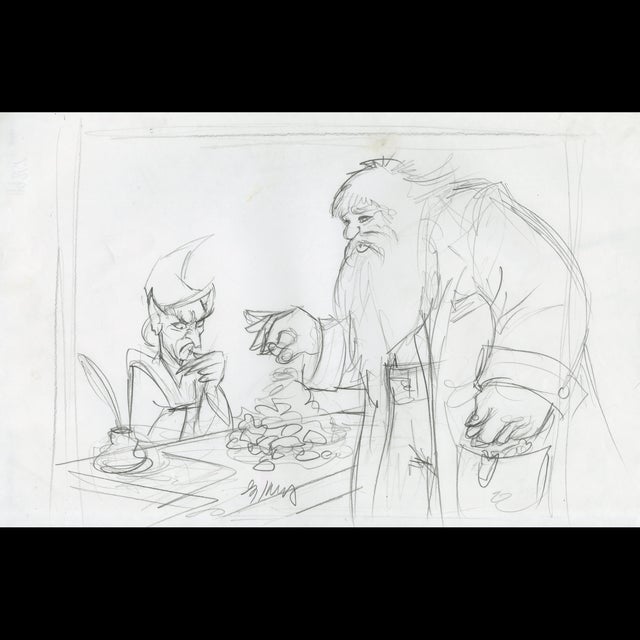 Dog Biscuit - Harry Potter - Preliminary Sketch - Greg Hildebrandt - 119867 Comic Art