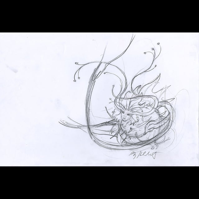 Magic: The Gathering, Wear Away - Preliminary Sketch - Greg Hildebrandt - 115503 Comic Art