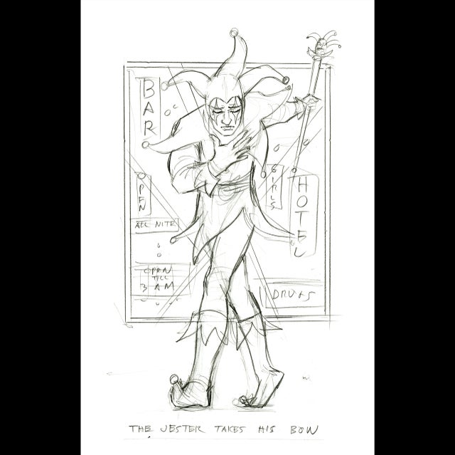 Trans-Siberian Orchestra (TSO) - Gutter Ballet - The Jester Takes His Bow - Greg Hildebrandt - 109156 Comic Art