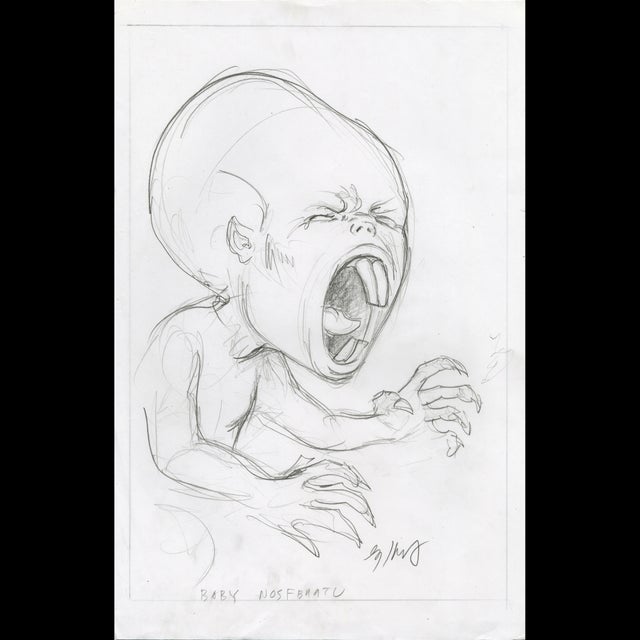 Baby Nosferatu - Brain Dump! - Greg Hildebrandt - 120666 Comic Art