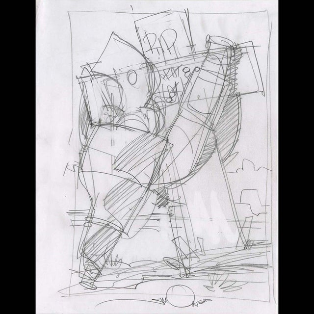 119057 - $125 - Walt Simonson - Bat Lash Comic Art