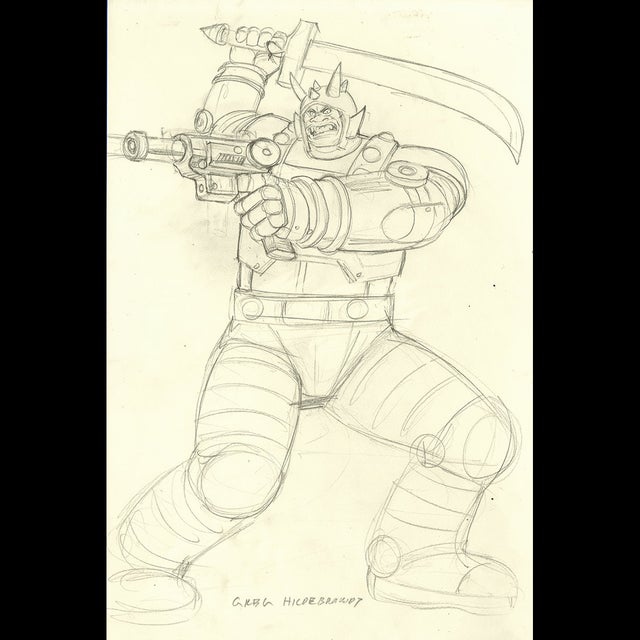 The Space Beast, Preliminary Commission Sketch - Greg Hildebrandt - 116734 Comic Art