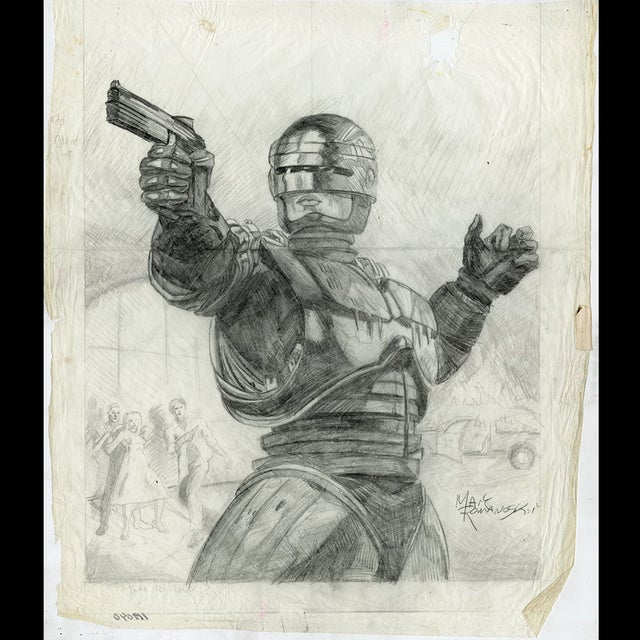 Robocop, Preliminary Sketch - Mark Romanoski - 119040 Comic Art