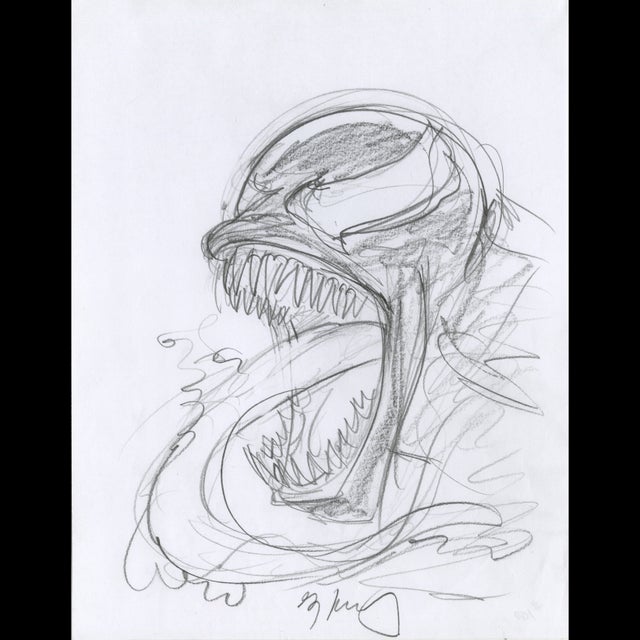 Venom - Marvel Masterpieces Trading Card Art - Greg Hildebrandt  122013 Comic Art