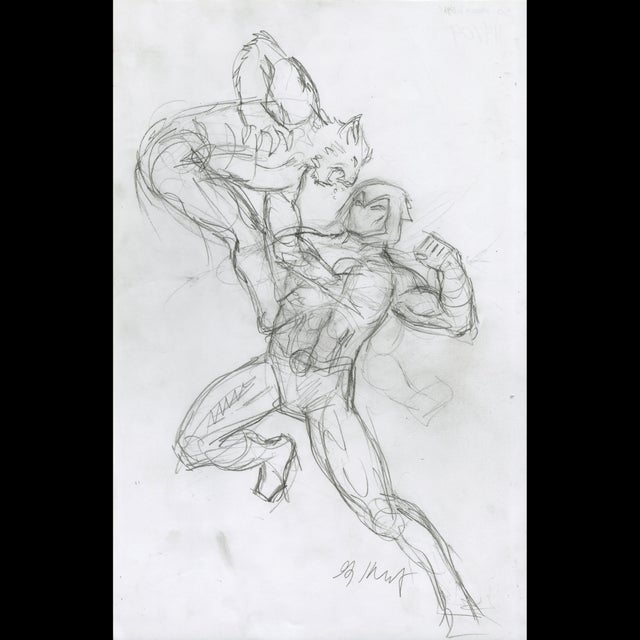 Funnyman - Preliminary Sketch - Greg Hildebrandt - 119698 Comic Art