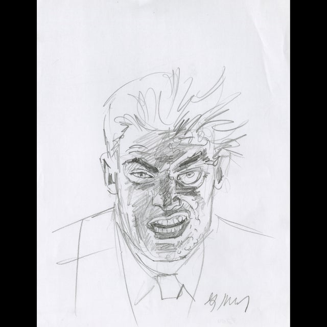 Two Face - DC Comic Art - Greg Hildebrandt  122019 Comic Art