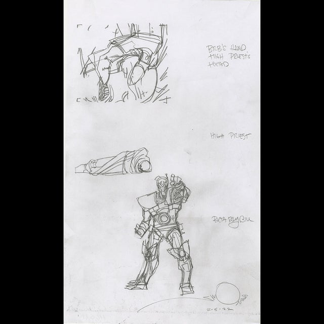 116011 - $500 - Walt Simonson - Beta Ray Bill Comic Art