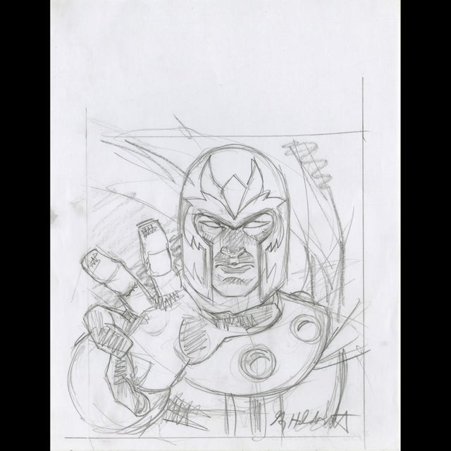 Magneto - Marvel Masterpieces Trading Card Art - Greg Hildebrandt  122054 Comic Art
