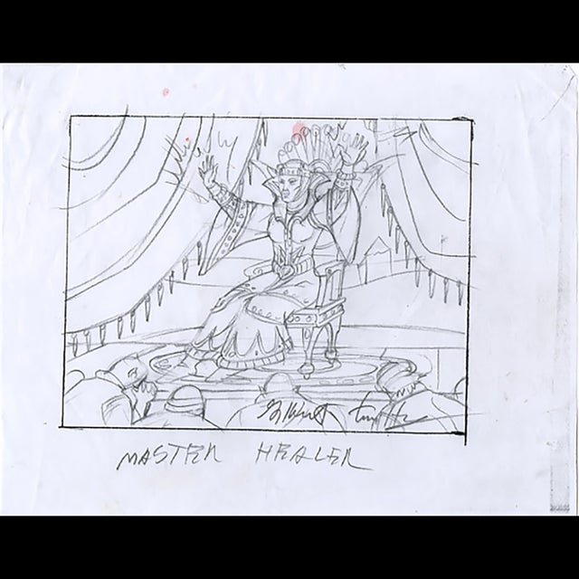 Magic: the Gathering, Master Healer - Preliminary Sketch - Greg and Tim Hildebrandt - 115659 Comic Art